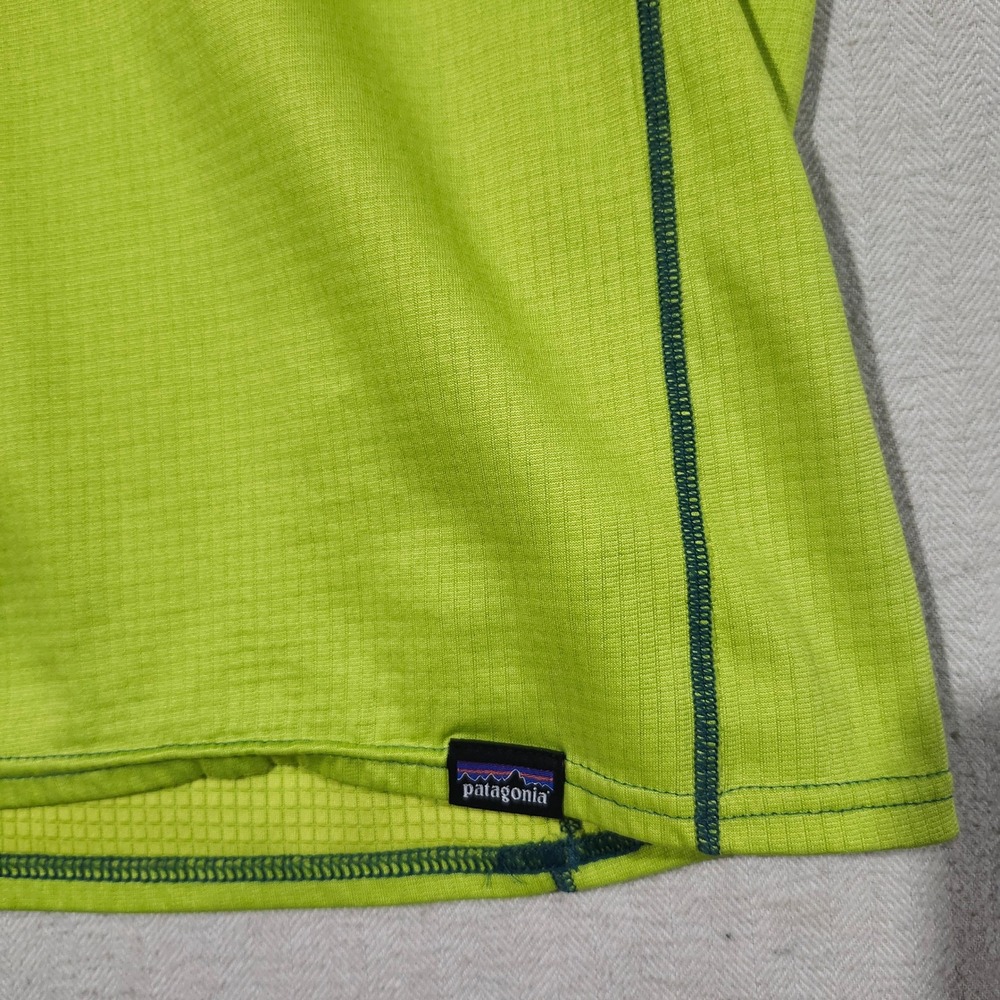 Patagonia Capilene Midweight Baselayer Men L Polartec 1/4 Zip Lime Green XL Asia - Picture 5 of 12